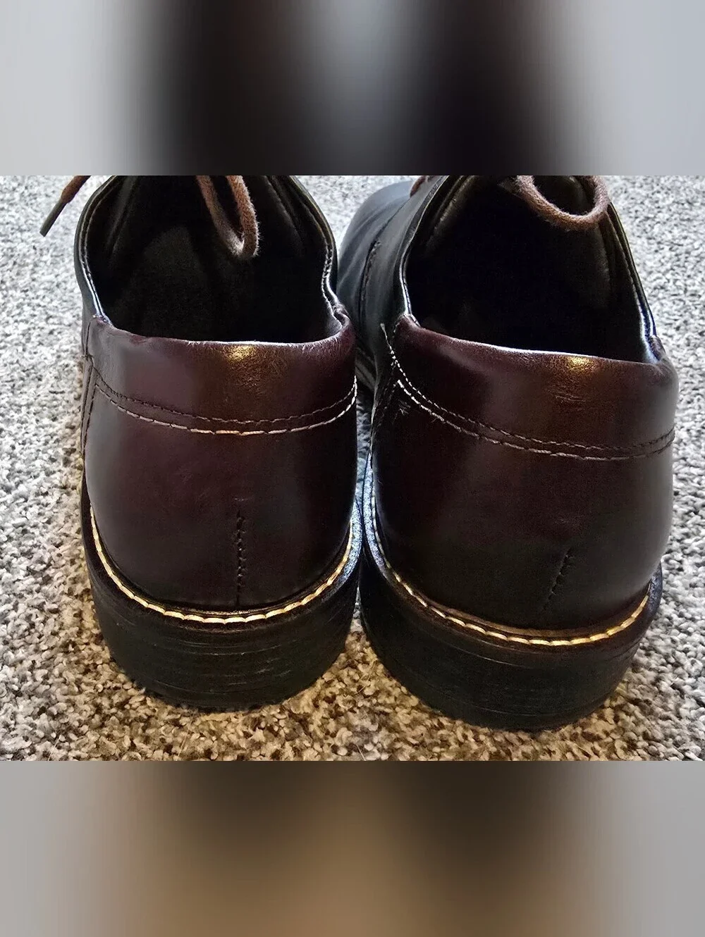 Naot Chief Men’s Black Walnut Leather Oxford Dress Shoes Size 13
